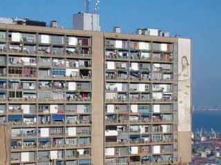 A tower block in Algiers, Algeria