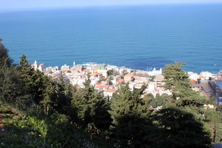 Bright sunshine over the northern shores of Algeria