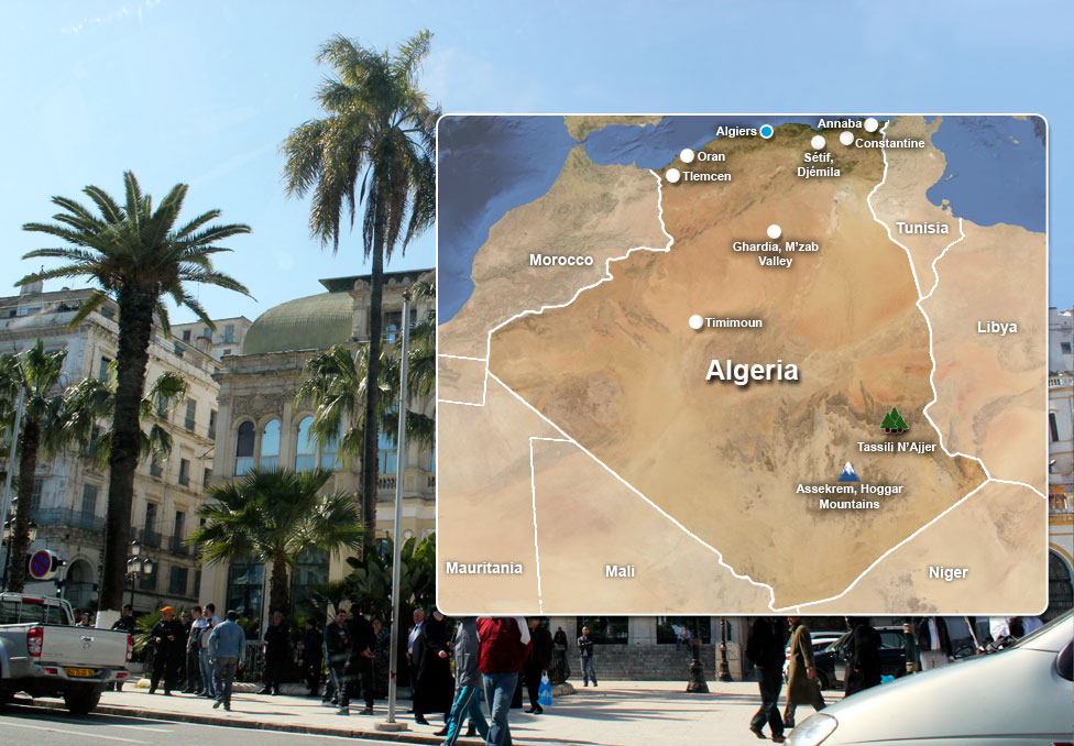 Algeria map