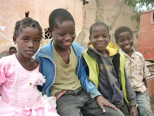 Children at the SOS village Children at the SOS village