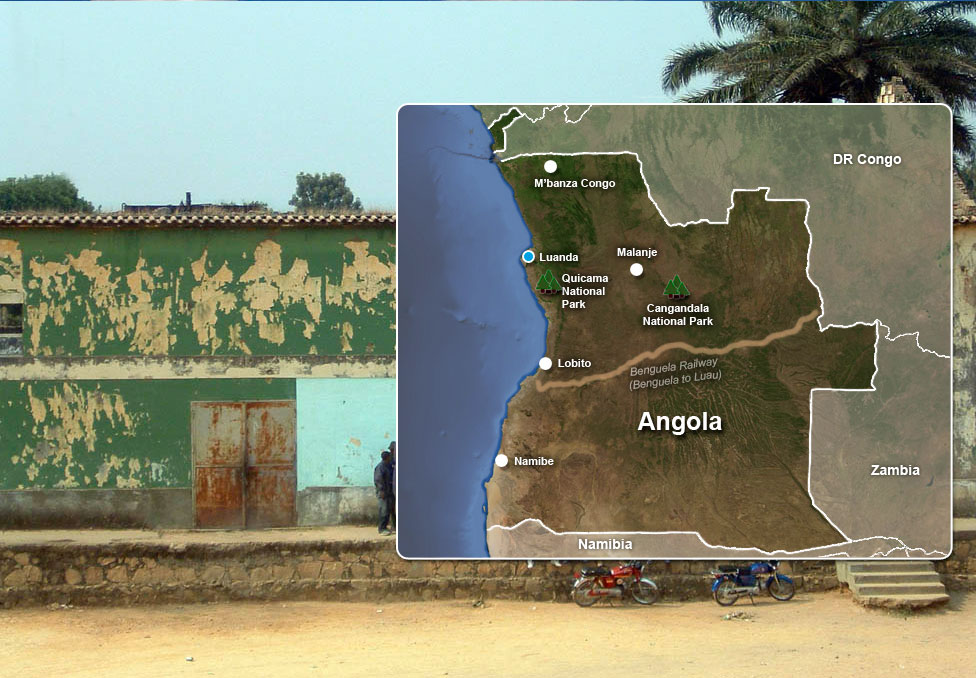 Angola map