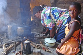 Woman cooking