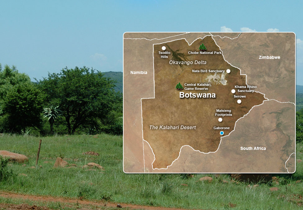 Botswana Map