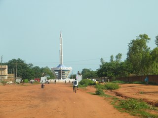 Unsurfaced road in Burkina Faso Unsurfaced road in Burkina Faso