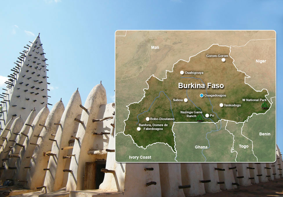 Burkina Faso map