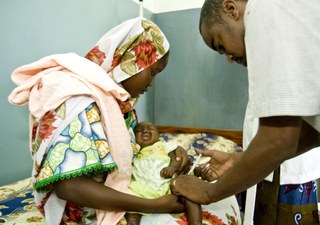 Medical care being provided