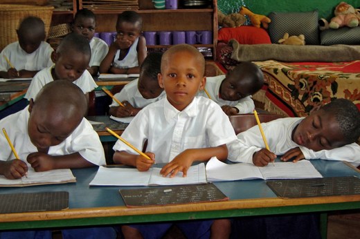 A child at school