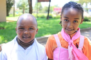 Children in traditional Ethiopian clothes Children in traditional Ethiopian clothes