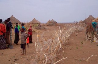 People living in semi-desert conditions