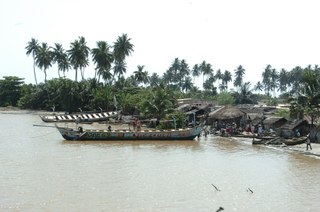 Ghana fishing village