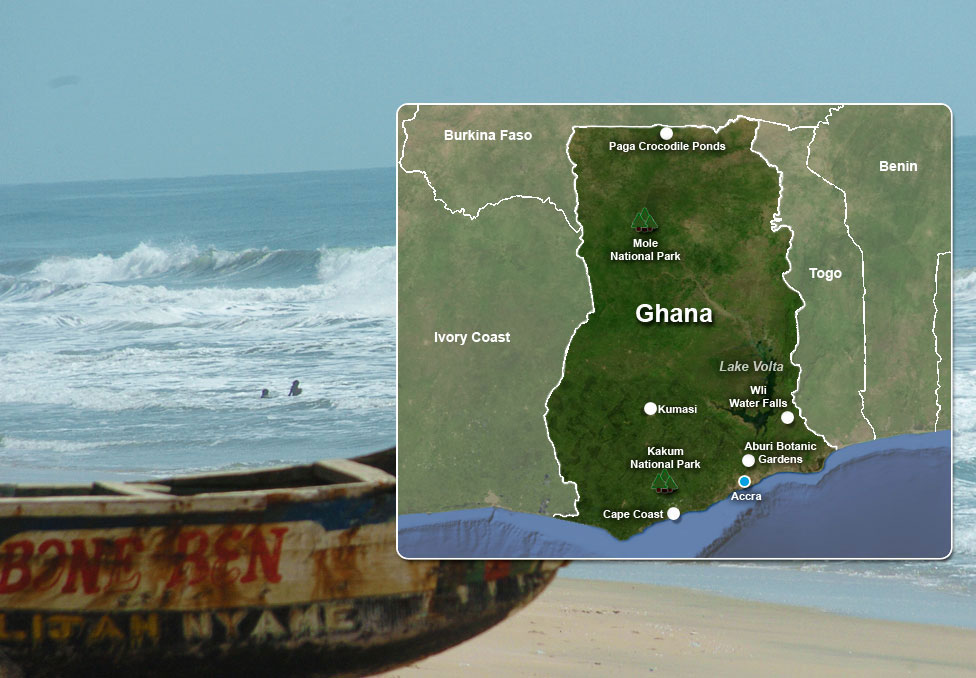 Ghana map