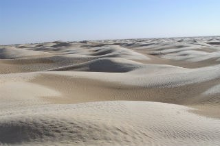 Sahara desert in Tunisia Sahara desert in Tunisia