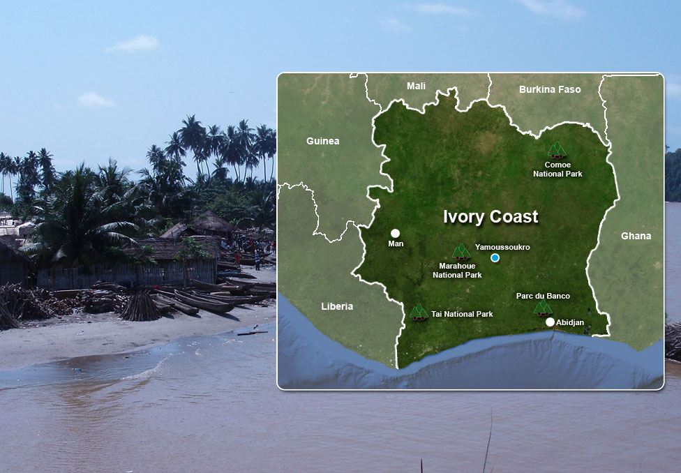 Ivory Coast Map
