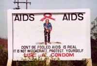 AIDS sign AIDS sign