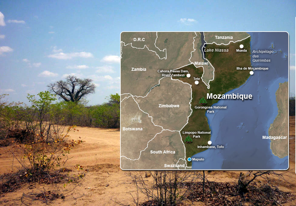 Mozambique map