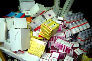 Medicines to be distributed, Niger