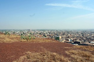 A view over a Nigerian town