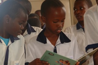 Children at school in Rwanda