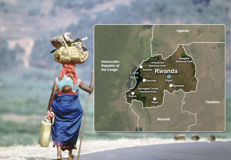Rwanda map