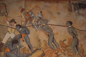 Wall mural at House of Slavery on Gorée Island, By Manuele Zunelli (Flickr [1]) [CC-BY-2.0 (http://creativecommons.org/licenses/by/2.0)], via Wikimedia Commons