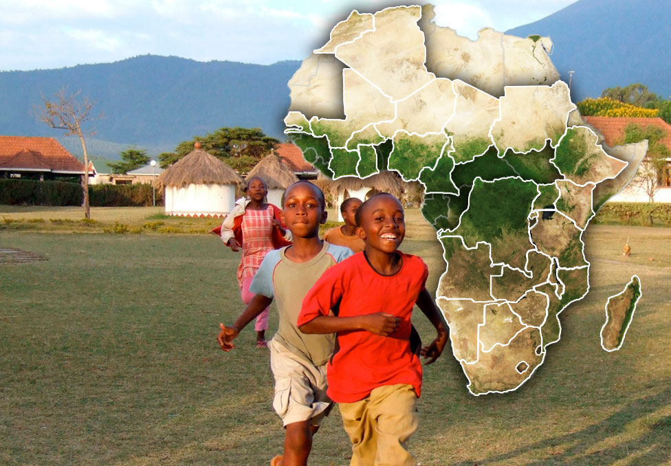 Our Africa map
