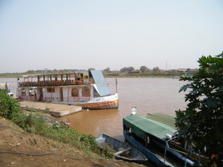 A boat on the River Nile