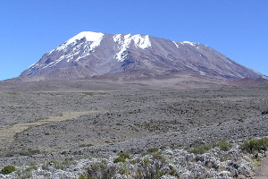 Kibo summit of Kilimanjaro, by Yosemite (Own work) [GFDL (http://www.gnu.org/copyleft/fdl.html) or CC-BY-SA-3.0 (http://creativecommons.org/licenses/by-sa/3.0/)], via Wikimedia Commons